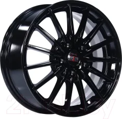 Литой диск Alcasta M60 16x6.5" 5x114.3мм DIA 60.1мм ET 45мм Black — фото 7