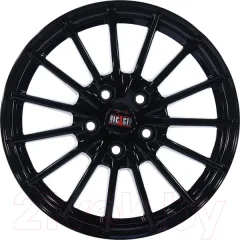 Литой диск Alcasta M60 16x6.5" 5x114.3мм DIA 60.1мм ET 45мм Black — фото 9