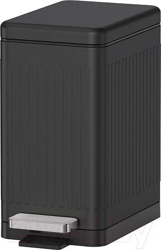 Мусорное ведро WeltWasser Magy BL 15L (черный матовый)