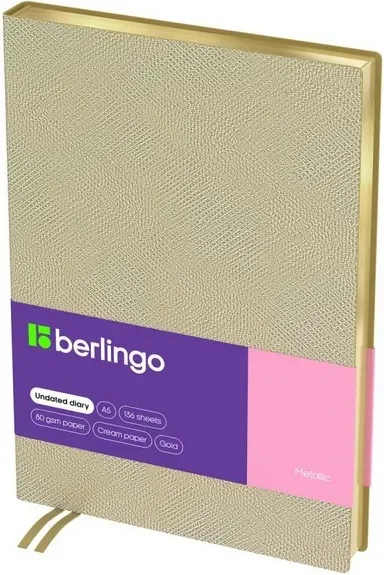 Ежедневник Berlingo Metallic А5 / UD4_93524 (136л)