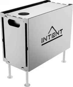 Печь походная Intent Mini с баком для нагрева воды Квадрат 90мм (12л) — фото 4
