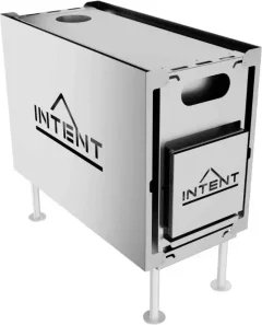 Печь походная Intent Mini с баком для нагрева воды Квадрат 90мм (12л) — фото 5