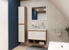 Тумба под умывальник Эстет Monaсo Wood 80х48 1 ящик / ФР-00010682 — фото 3