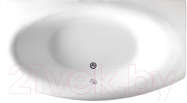 Ванна акриловая 1Марка Nega 170x95 (с каркасом и экраном)