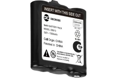 Аккумуляторная батарея для рации Decross NiMH DB013 1300mA / DC0080206001000 — фото 7