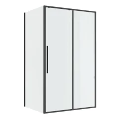 Душевой уголок Niagara Nova NG-34-9AGR-A100GR-34 90х100х195 (графит/прозрачное стекло) — фото 1