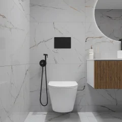 Инсталляция с унитазом подвесным Oliveeka OL-MQ6016R22-MB (черный матовый) — фото 4