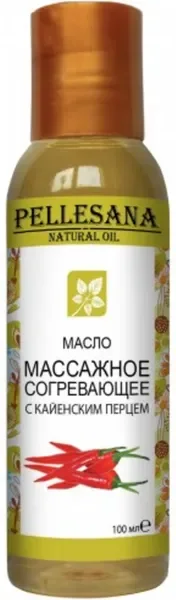 Масло для тела Pellesana Массажное согревающее с каенским перцем (100мл) — фото 3