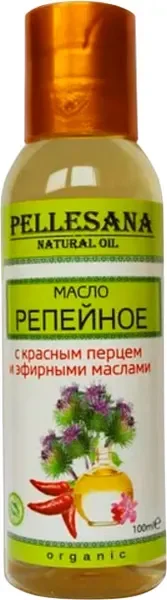 Масло косметическое Pellesana Репейное с красным перцем и эфирными маслами (100мл) — фото 3