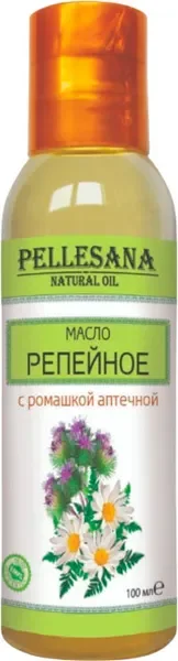Масло косметическое Pellesana Репейное с ромашкой аптечной (100мл) — фото 3