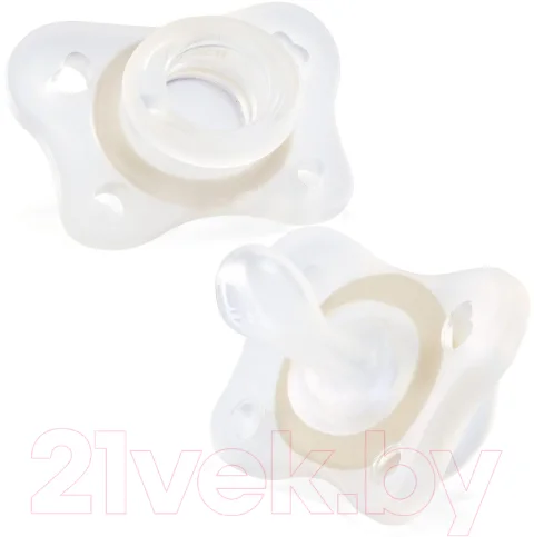 Набор пустышек Chicco Physio Soft Mini / 00073231410000 (люминисцентная)