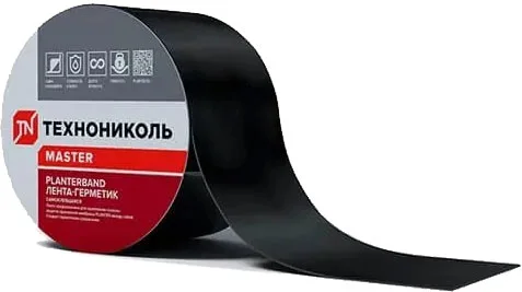 Гидроизоляционная лента Технониколь PLANTERBAND 7.5см / 047134 (10м)