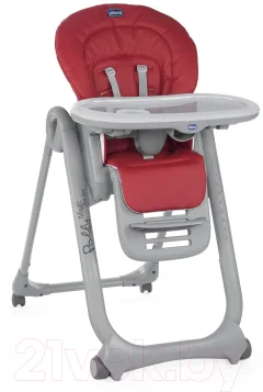 Стульчик для кормления Chicco Polly Magic Relax (red) — фото 1