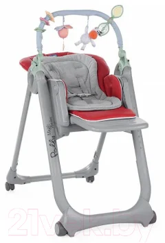 Стульчик для кормления Chicco Polly Magic Relax (red) — фото 2