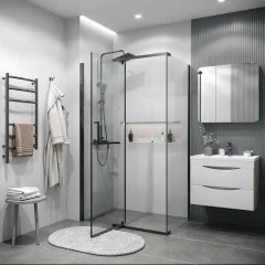 Душевой уголок Grossman Pragma 120х100х195 / 120.K33.03.1210.42.00 (графит сатин/стекло прозрачное) — фото 3