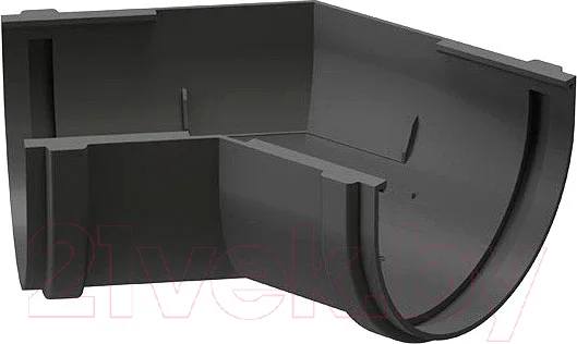 Угол желоба Docke Premium 135 градусов (графит)