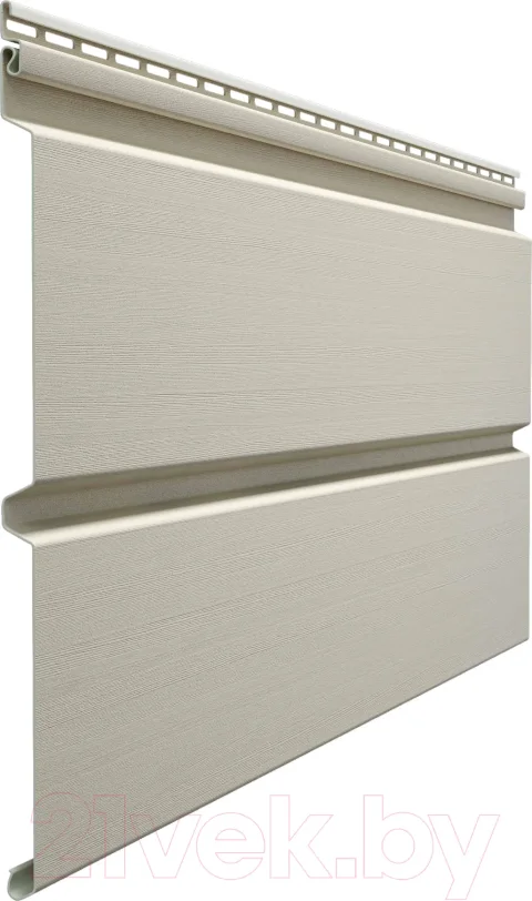 Сайдинг Docke Premium Брус D6S (3.6м, сливки)