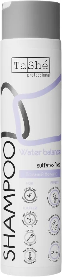 Шампунь для волос Tashe Professional Бессульфатный Water balance (300мл)