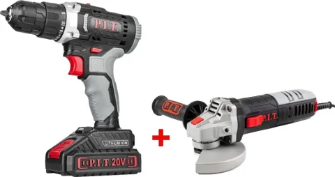 Набор электроинструмента P.I.T PSR18-D5 + PWS125-C6