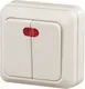 Выключатель INTRO Quadro 2-105-02 / Б0053768 (слоновая кость) — фото 2