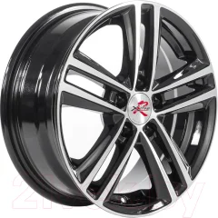 Литой диск X'trike RST R025 15x6" 5x100мм DIA 57.1мм ET 38мм BK/FP — фото 1