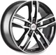 Литой диск X'trike RST R128 Tiggo 18x7.5" 5x108мм DIA 60.1мм ET 47мм BK/FP — фото 2