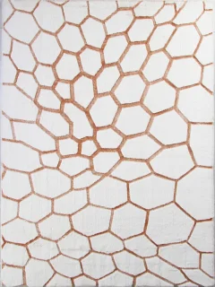Коврик PIXEL Rabbit Carving PX4003-STAN-CREAM-TERRA (0.8x1.5) — фото 1