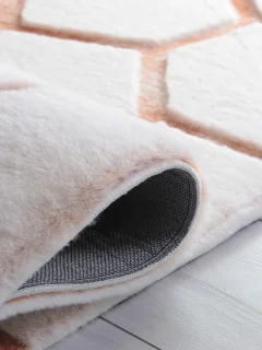 Коврик PIXEL Rabbit Carving PX4003-STAN-CREAM-TERRA (0.8x1.5) — фото 3