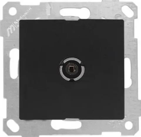 Розетка Mutlusan Rita TV 2200-171-0184 (черный матовый)