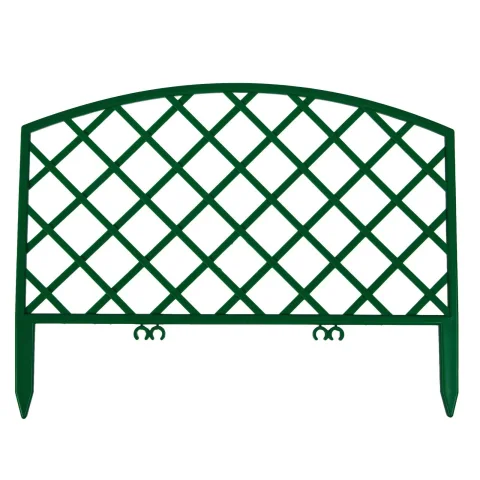 Изгородь декоративная GREENGO Romanika 35x220см 5 секций (зеленый)