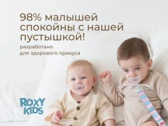Набор пустышек ROXY-KIDS RSS-005-2S (2шт, прозрачный) — фото 7