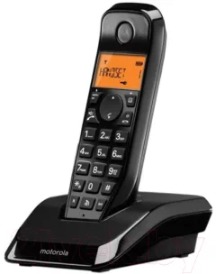 Беспроводной телефон Motorola S1201 (черный) — фото 1