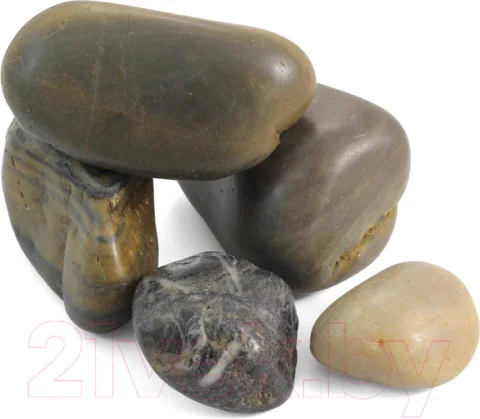 Грунт для аквариума Laguna Галька цветная S/AM / 73954002 (1кг)