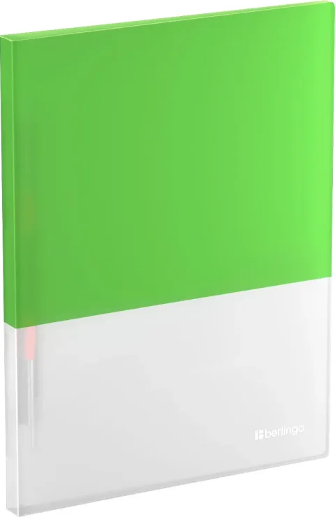 Папка для бумаг Berlingo Semicolor / FS4_17973 (салатовый)