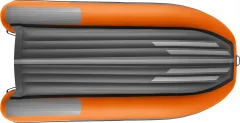 Надувная лодка Roger Boat Sfera 3300 (безконусная, малый киль, графит/оранжевый комби) — фото 3