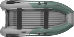 Надувная лодка Roger Boat Sfera 3300 (безконусная, малый киль, зеленый/серый комби) — фото 2