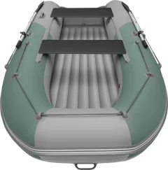 Надувная лодка Roger Boat Sfera 3300 (безконусная, малый киль, зеленый/серый комби) — фото 5