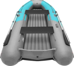 Надувная лодка Roger Boat Sfera 3300 (безконусная, малый киль, бирюзовый/серый комби) — фото 5
