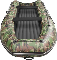 Надувная лодка Roger Boat Sfera 3300 (безконусная, малый киль, зеленый камуфляж/черный комби) — фото 5