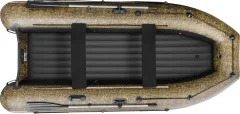 Надувная лодка Roger Boat Sfera 3300 (безконусная, малый киль, камуфляж камыш/черный комби) — фото 2
