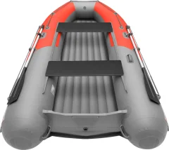 Надувная лодка Roger Boat Sfera 3500 (безконусная, малый киль, красный/серый комби) — фото 5