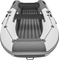 Надувная лодка Roger Boat Sfera 3500 (безконусная, малый киль, белый/графит комби) — фото 4