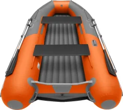 Надувная лодка Roger Boat Sfera 3500 (безконусная, малый киль, графит/оранжевый комби) — фото 2