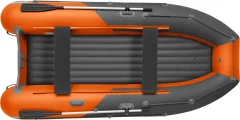 Надувная лодка Roger Boat Sfera 3500 (безконусная, малый киль, графит/оранжевый комби) — фото 4