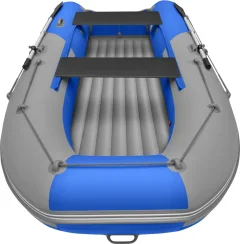 Надувная лодка Roger Boat Sfera 3500 (безконусная, малый киль, серый/синий комби) — фото 5
