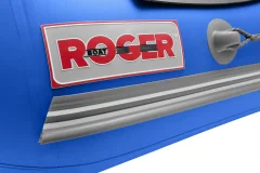 Надувная лодка Roger Boat Sfera 3500 (безконусная, малый киль, серый/синий комби) — фото 7