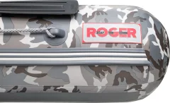 Надувная лодка Roger Boat Sfera 3500 (безконусная, малый киль, серый камуфляж/графит комби) — фото 7