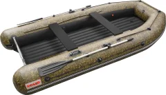 Надувная лодка Roger Boat Sfera 3500 (безконусная, камуфляж камыш/черный комби) — фото 1