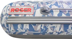Надувная лодка Roger Boat Sfera 3500 (безконусная, малый киль, битое стекло/серый комби) — фото 7