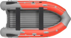 Надувная лодка Roger Boat Sfera 3800 (безконусная, средний киль, красный/серый комби) — фото 2